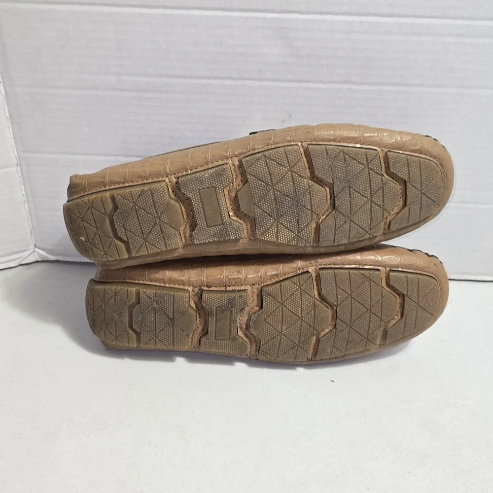 Jonsen Amy802A Brown Men's Loafer Boat Shoes Size 9.5 NWB